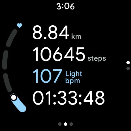 First walk of the day complete