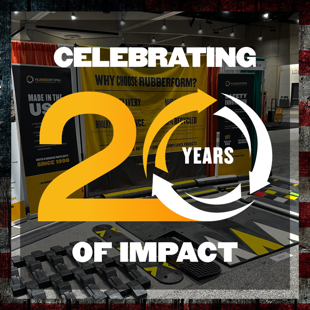 🎉 Celebrating 20 years of #RubberForm!
From the start, our Wheel Stops have helped shape safer, greener parking lots.
♻️ Recycled
🚗 Durable
🗽 USA-Made
#ParkingSafety #20YearsStrong #SustainableDesign