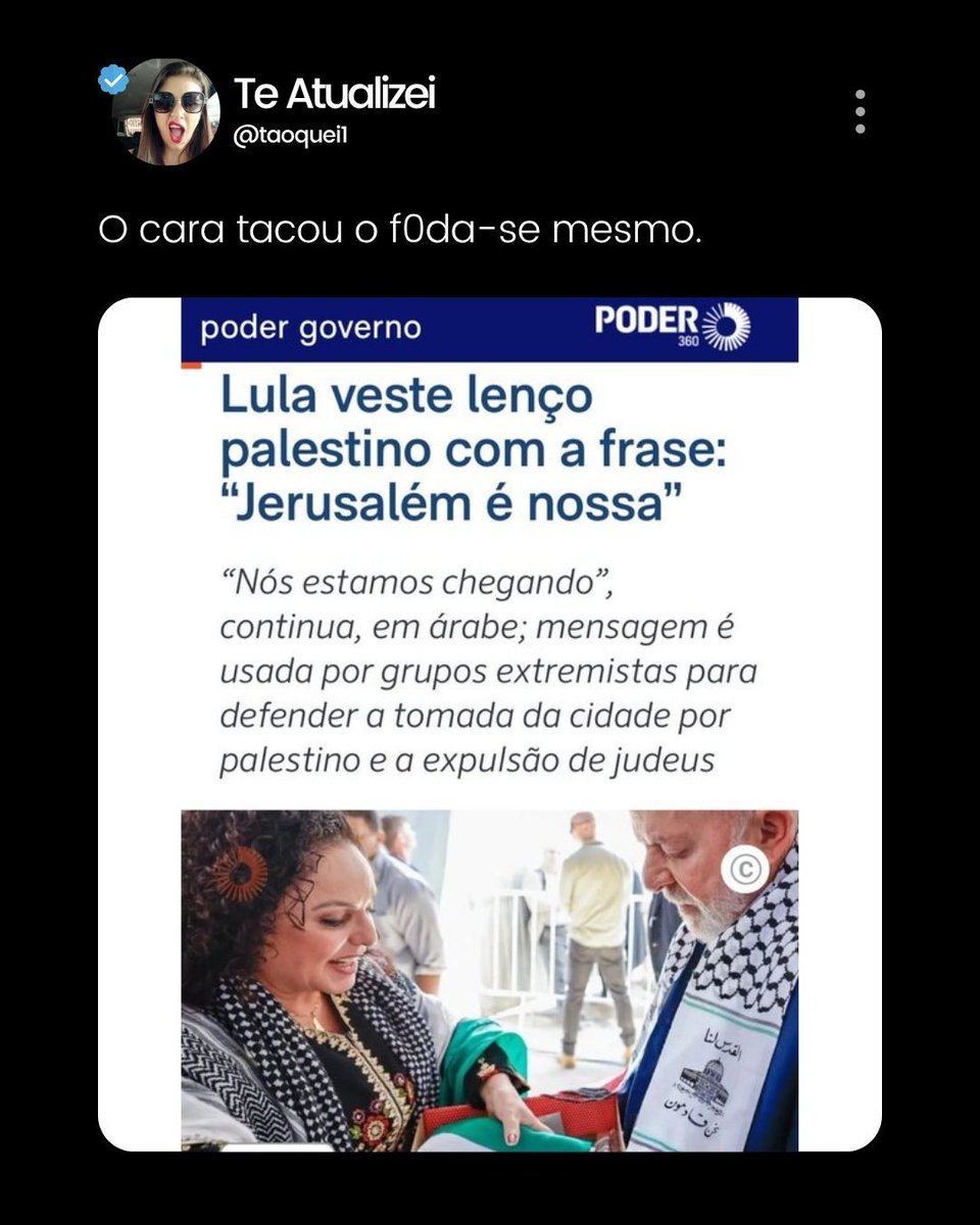 LULIS CONTINUA BRINCANDO COM FOGO.
Demente? Decrépito? Louco? O que ele é pra fazer isso?