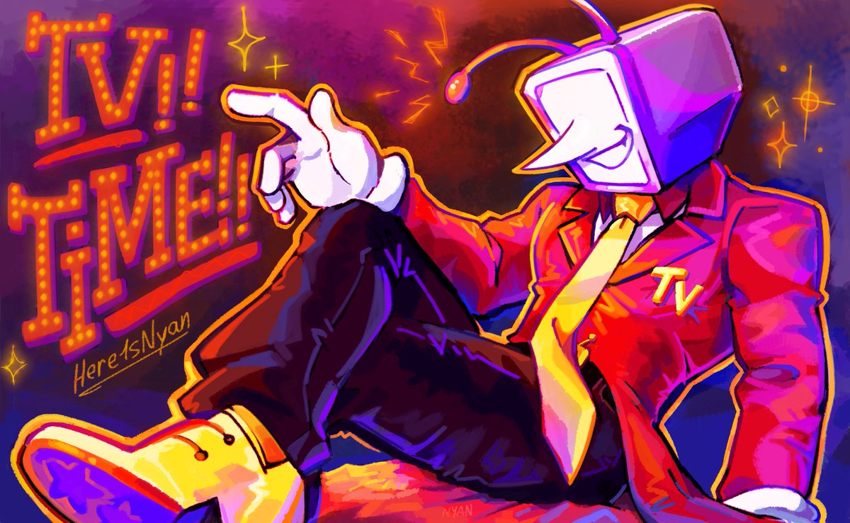 [ 𝕀 𝕃𝕆𝕍𝔼 𝕋𝕍!! ] ⭐️‼️
#deltarune #tenna