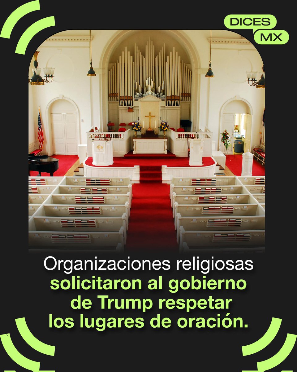 dicesmx's tweet photo. 📍Crece la tensión por redadas migratorias en Estados Unidos.
Iglesias, centros de trabajo y hasta estadios entran en el objetivo del ICE.

👀 Entérate de lo que está pasando en esta publicación.
Y tú, ¿qué DICES?

#Migración #Redadas #DicesMx https://t.co/pP4vXxTbYH