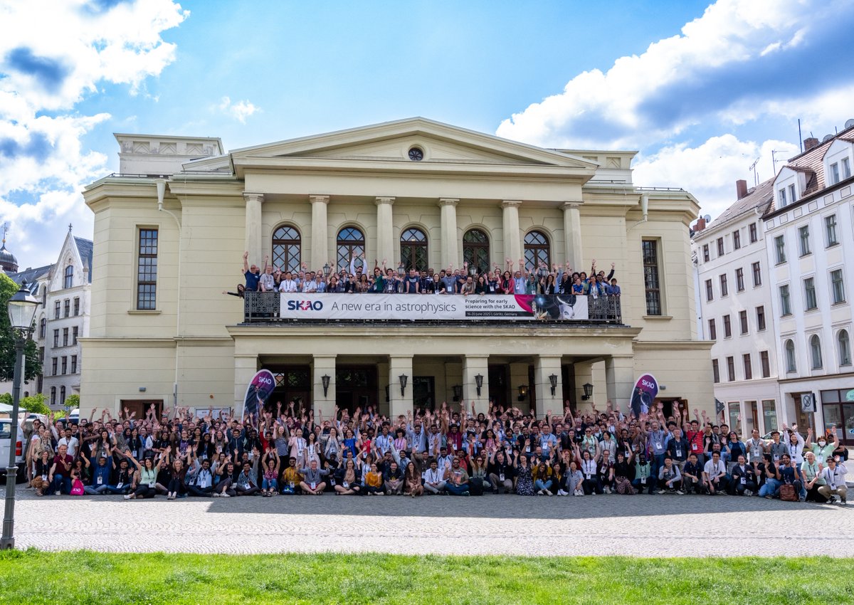 SKAO's tweet image. That's a wrap! The SKAO science meeting has come to a close in Germany. Thank you to all 600+ participants, especially all the speakers and poster presenters who have demonstrated the extraordinary range of science that will be possible with the SKA telescopes. ✨