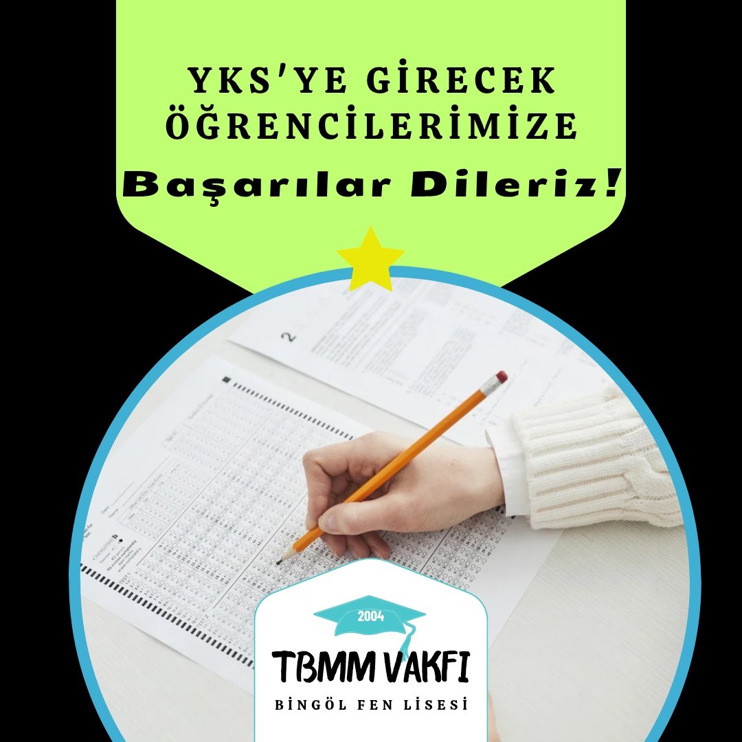 TBMM Vakfı Bingöl Fen Lisesi (@bfl121) on Twitter photo "Başta öğrencilerimiz olmak üzere, YKS'ye girecek tüm adaylara başarılar dileriz."
<a href="/bingolmem/">Bingöl MEM</a> <a href="/MustafaOzel66/">Mustafa Özel</a> <a href="/yusuf_tokus/">Yusuf TOKUŞ</a> <a href="/halukcakan12/">HALUK ÇAKAN</a> <a href="/Orhanbugrahan/">ORHAN BUĞRAHAN</a> <a href="/avci_orhn/">Orhan Avcı</a> "Başta öğrencilerimiz olmak üzere, YKS'ye girecek tüm adaylara başarılar dileriz."
<a href="/bingolmem/">Bingöl MEM</a> <a href="/MustafaOzel66/">Mustafa Özel</a> <a href="/yusuf_tokus/">Yusuf TOKUŞ</a> <a href="/halukcakan12/">HALUK ÇAKAN</a> <a href="/Orhanbugrahan/">ORHAN BUĞRAHAN</a> <a href="/avci_orhn/">Orhan Avcı</a>