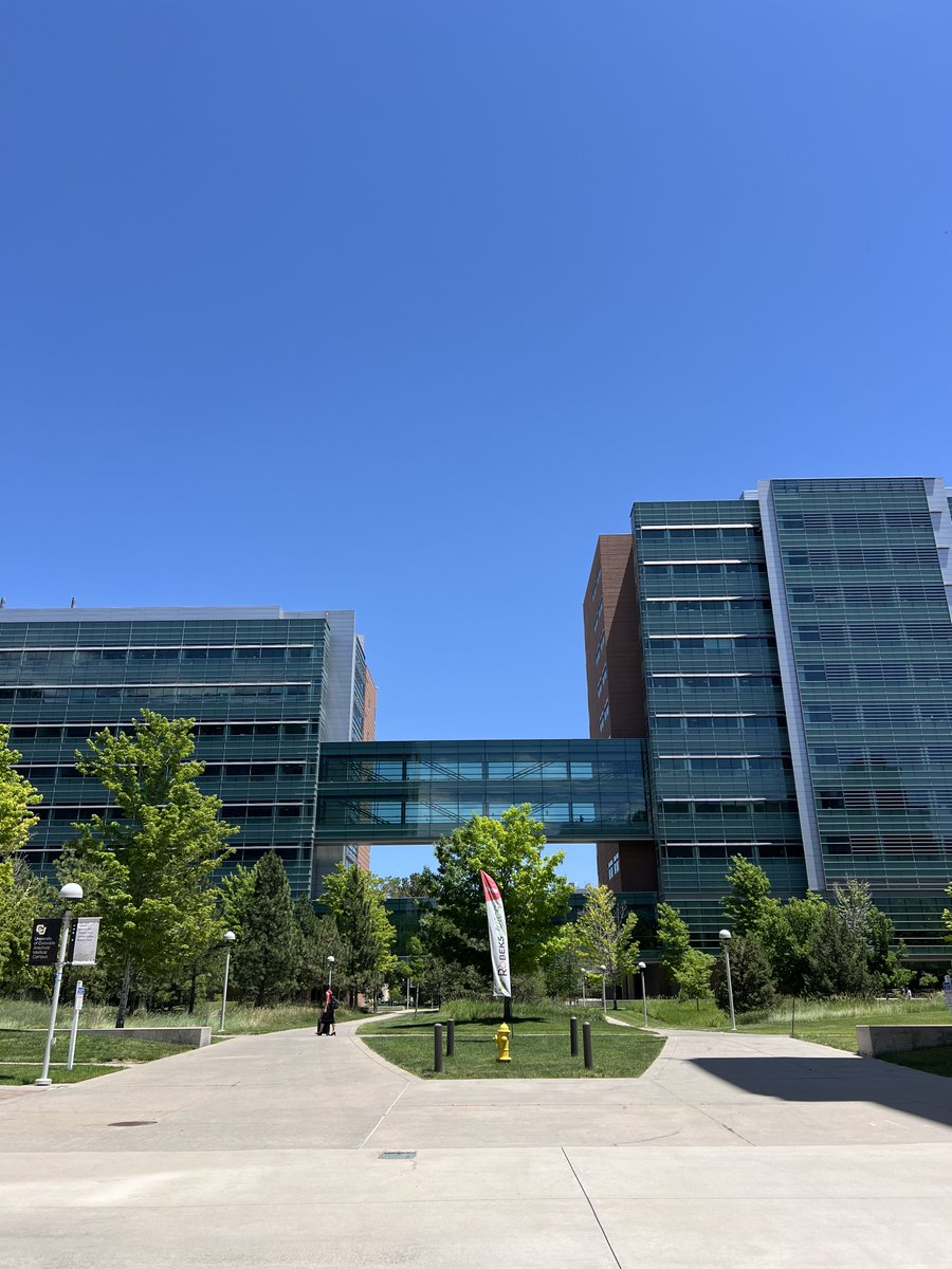 CCTSI (@cctsi) on Twitter photo We can't tell what's hotter—our research breakthroughs or the Colorado sun. Happy first day of summer from the <a href="/CUAnschutz/">CU Anschutz Medical Campus</a> campus! We can't tell what's hotter—our research breakthroughs or the Colorado sun. Happy first day of summer from the <a href="/CUAnschutz/">CU Anschutz Medical Campus</a> campus!