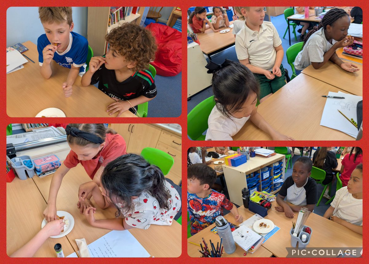 Year 4 have been busy evaluating the packaging, appearance, taste, and texture of biscuits before designing their own!