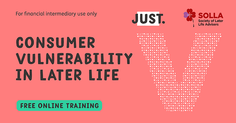📢Advisers. Better conversations can help avoid foreseeable harm. Learn more with the current Consumer Vulnerability in Later Life online training provided by Just with content created by SOLLA. You’ll receive 60 mins CPD on successful completion.
justadviser.com/retirement-pri…