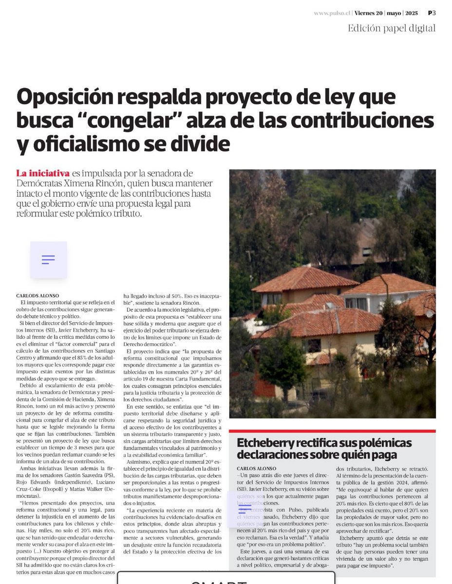 Nos alegra saber que cada vez son más quienes se suman a apoyar nuestro proyecto de ley, que estoy segura beneficiará a muchos chilenos y chilenas. Con esta iniciativa, al menos podrán conocer de manera transparente el motivo del alza de sus contribuciones y, si no están de