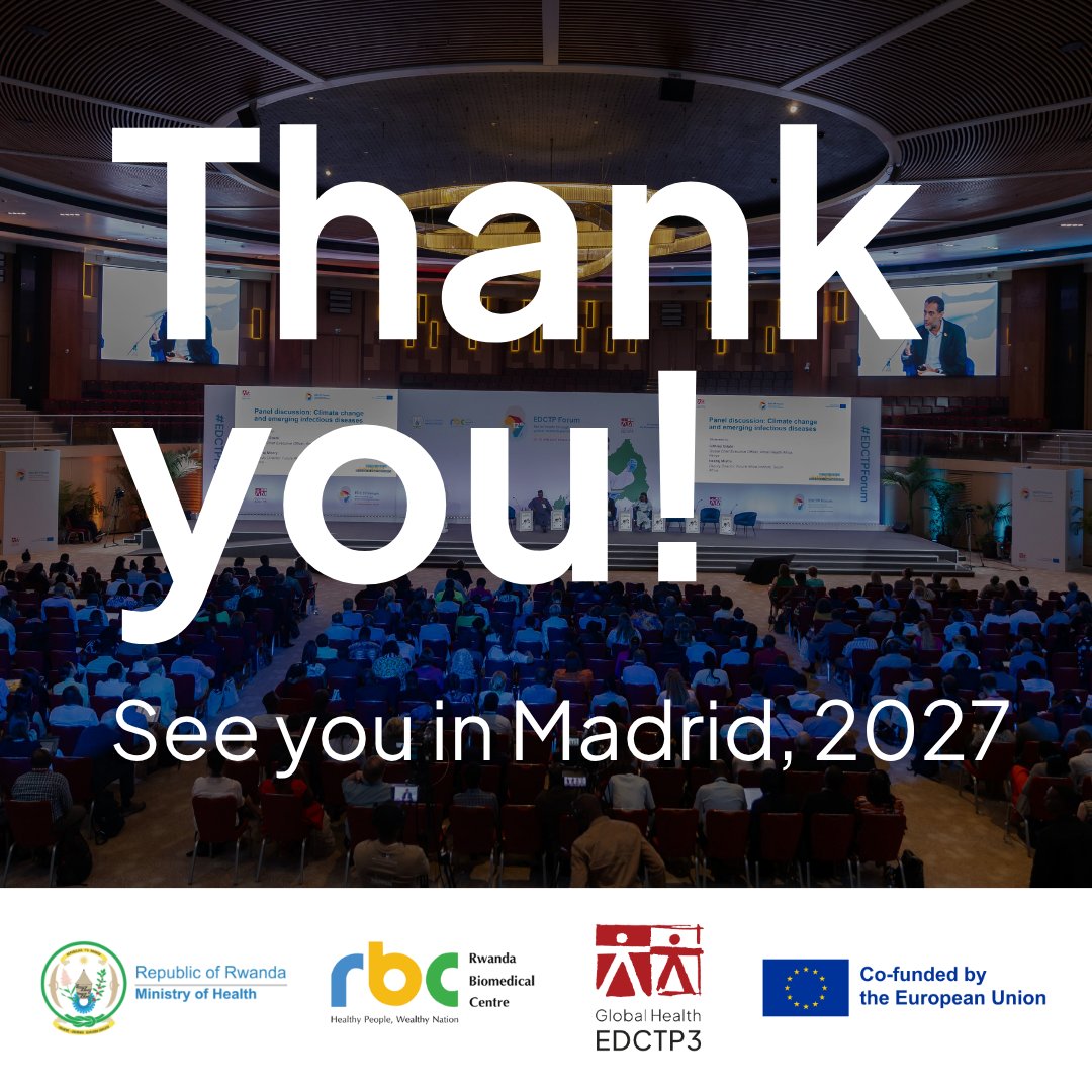 What a community!

The Twelfth #EDCTPForum has come to a close, and what an incredible week it has been.

To everyone who was present, we thank you for making this Forum a true celebration of science, collaboration and equity in #GlobalHealth.

See you in Madrid!