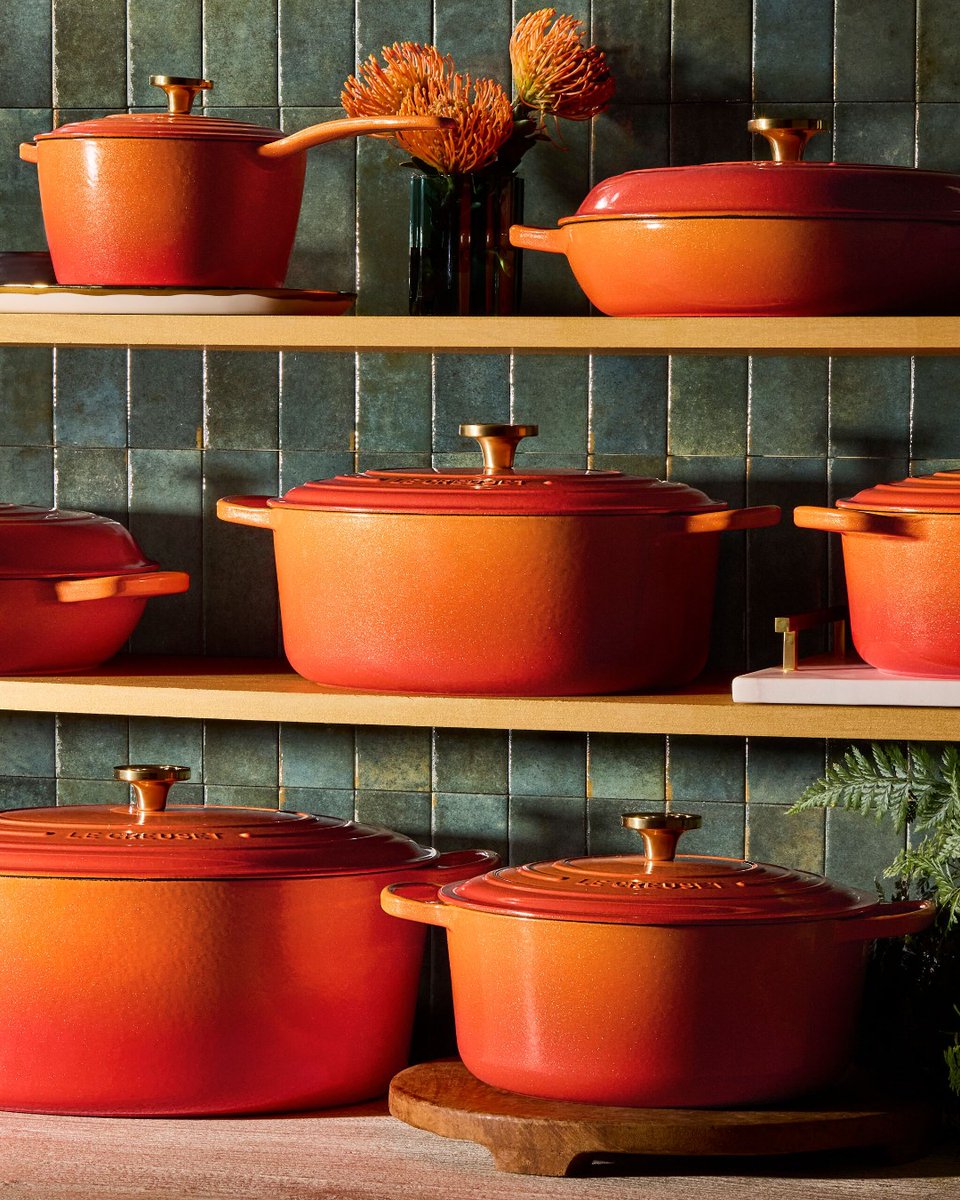 Back in stock. 🧡 With an irresistible shimmer and a radiant, effervescent glow, Flamme Dorée is our most mesmerizing hue yet—a gilded tribute to the warmth of shared meals, the spark of inspiration and the endless evolution of craftsmanship.

Explore Flamme Dorée: