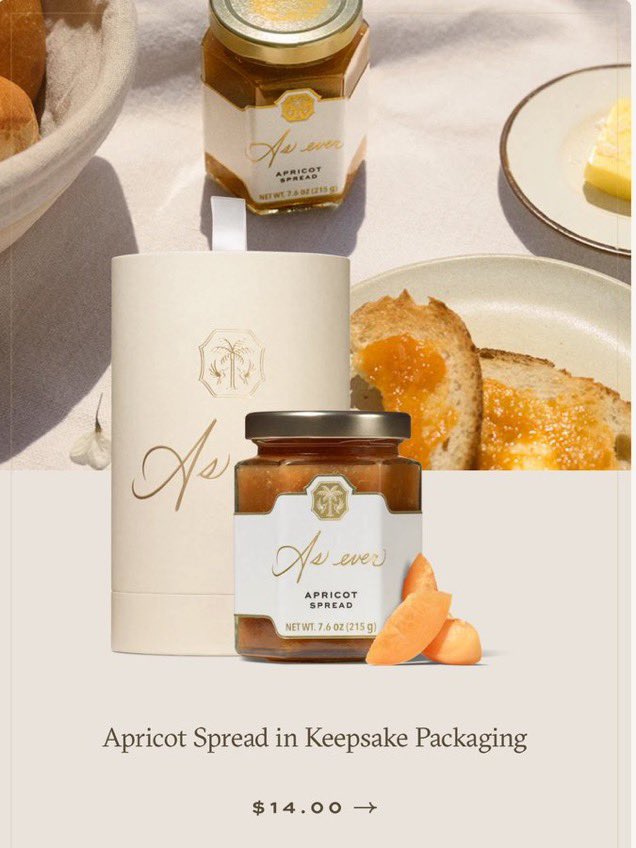 It's a great day for shopping at Asever.com! 
Meghan, the Duchess of Sussex, has launched new products: Napa Valley Rosé wine and apricot spread! #AsEverMeghan 

#Aseverofficial #MeghanSussex 🥂