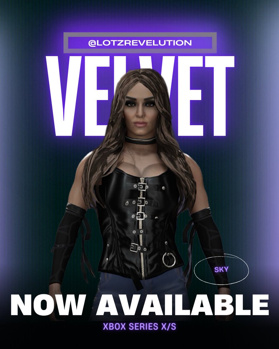 LotzRevelution's tweet photo. The Beautiful People 💜
@skyisvelvet is now available on Cc
Tags: Velvetsky, Angelinalove, Lotz2k
#velvetsky #angelinalove #tna #impactwresting #wwe2k #wwe2k25 https://t.co/u1pzsIn5vH
