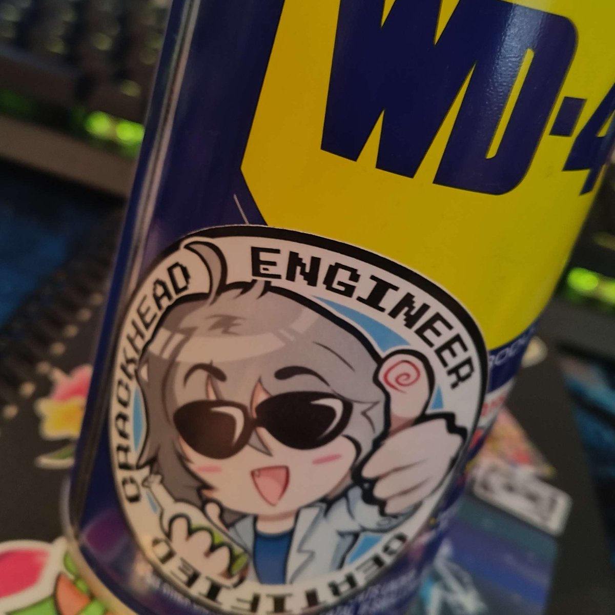 made a fan sticker for mr uwo slabbin
