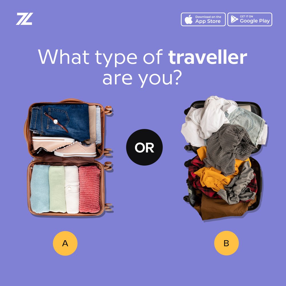 Are you the “everything folded, color-coded, and zipped tight” kind of traveller…
OR
The “last-minute toss-it-all-in-and-hope-for-the-best” adventurer? 😂

Which one are you? 👇
#TeamNeat or #TeamMessy?

Drop your answer in the comments!