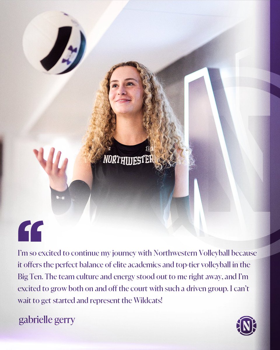 Northwestern Volleyball tweet media