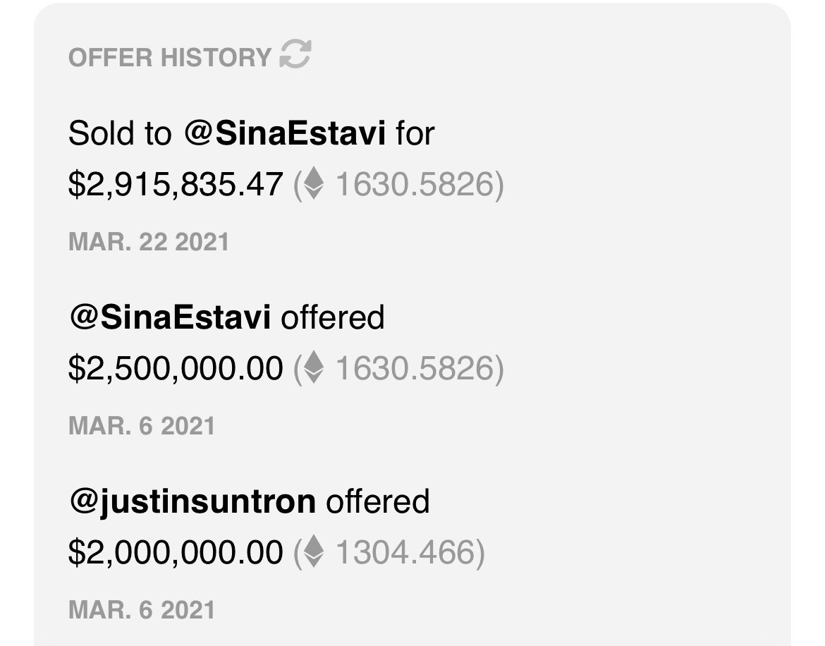 If you’re having a bad day today

Remember someone bought the NFT of the first tweet in history for $2,900,000

And now it’s worth less than $10.