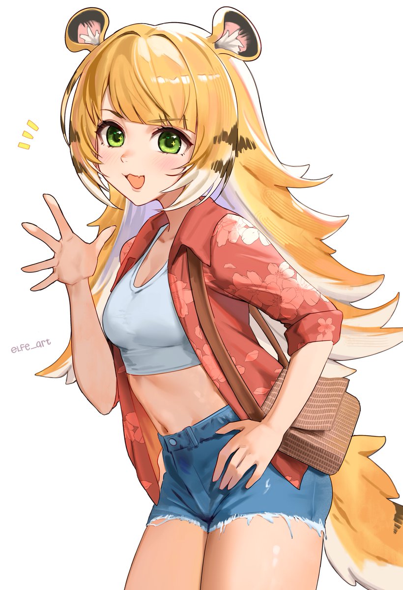 elfe_art's tweet image. summer tiger 🐯
#jufufu #zzzero