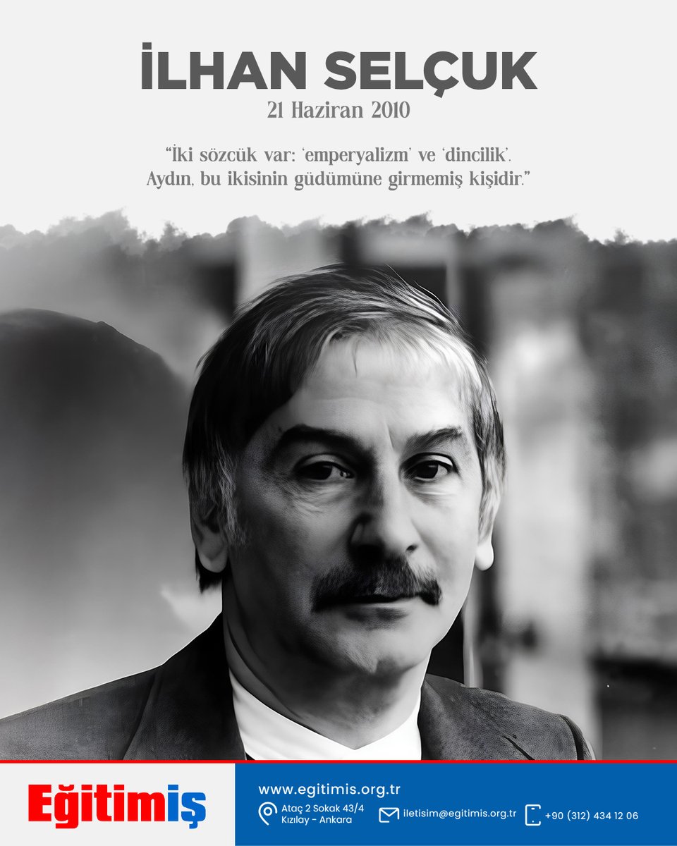 Kalemini hiçbir zaman eğmeyen, düşünceyi savunmanın, halkı aydınlatmanın bedelini yaşamı boyunca ödemiş bir Cumhuriyet neferiydi İlhan Selçuk.

Gericiliğe, karanlığa, baskıya karşı inançla direndi; bir yazardan fazlasıydı: O, halkçı bir bilge, yılmaz bir yurtseverdi.

İlhan