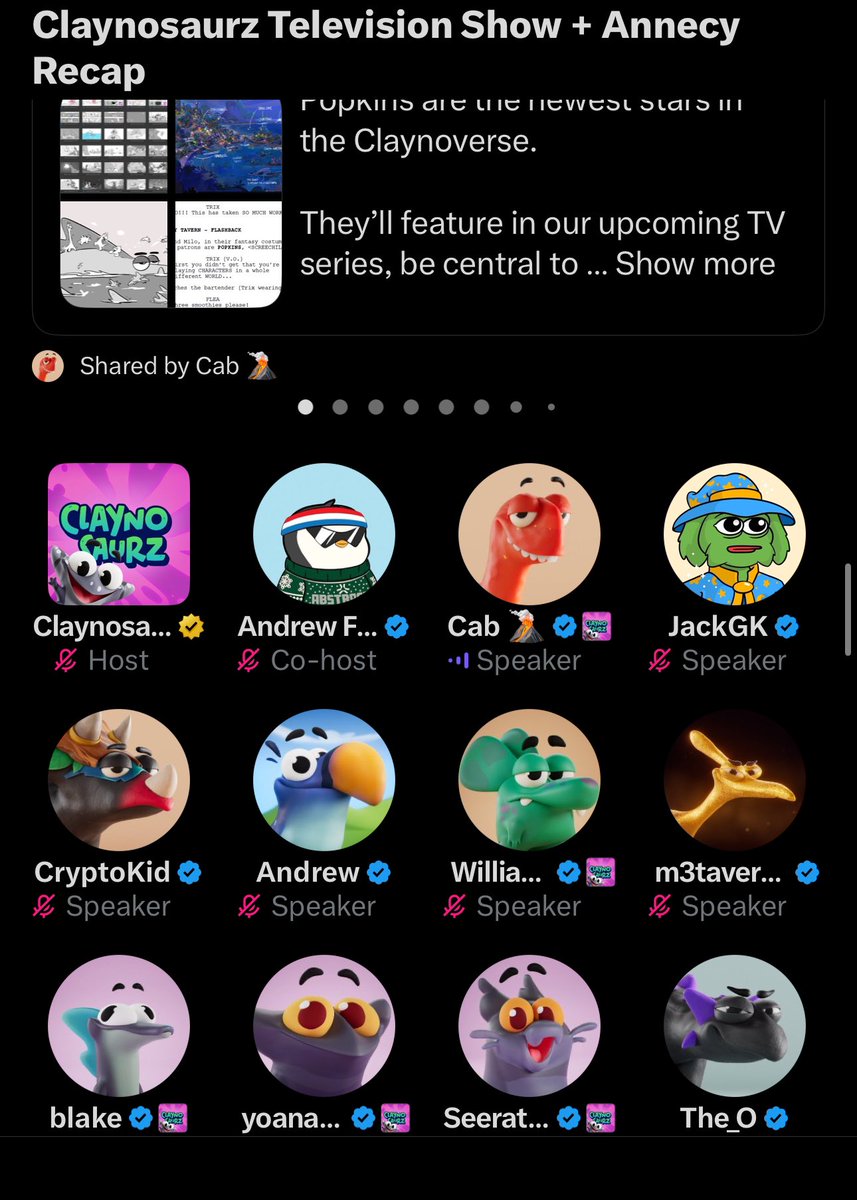 JackGK (@jackgk_btc) on Twitter photo Listening into the <a href="/Claynosaurz/">Claynosaurz</a> spaces was wildly bullish for NFTs.
TLDR:
Itโs never been harder to monetise through IP traditionally.
Hundreds of animation studios are pitching to one or two streaming services.
The big problem with gambling on IP is that there are so many Listening into the <a href="/Claynosaurz/">Claynosaurz</a> spaces was wildly bullish for NFTs.
TLDR:
Itโs never been harder to monetise through IP traditionally.
Hundreds of animation studios are pitching to one or two streaming services.
The big problem with gambling on IP is that there are so many