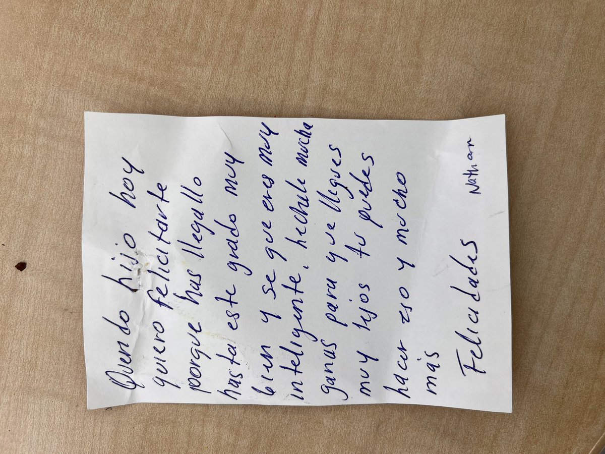 Claudia Anaya García (@claudiaianaya20) on Twitter photo Este año Dios me dio la oportunidad de tener el apoyo de todos los padres de familia.
Les pedí un favor y para mi sorpresa todos ellos respondieron. Ellos me ayudaron a motivar a los niños para el examen estatal.
#TISDProud <a href="/MLopez_TISD/">Myrna Lopez-Patti, M.Ed</a> Este año Dios me dio la oportunidad de tener el apoyo de todos los padres de familia.
Les pedí un favor y para mi sorpresa todos ellos respondieron. Ellos me ayudaron a motivar a los niños para el examen estatal.
#TISDProud <a href="/MLopez_TISD/">Myrna Lopez-Patti, M.Ed</a>
