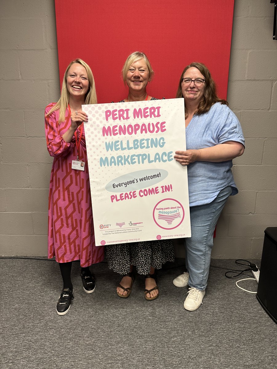 Every-One (@every_oneuk) on Twitter photo Our Every-One Peri-Meri Menopause #Wellbeing Marketplace was a HUGE success👏
The event was full of like-minded women, stall holders & #menopause talks🩲
💭“Great #event! Lots of useful information and good variety of organisations – well worth attending!”
Thanks <a href="/TNLComFund/">The National Lottery Community Fund</a> Our Every-One Peri-Meri Menopause #Wellbeing Marketplace was a HUGE success👏
The event was full of like-minded women, stall holders & #menopause talks🩲
💭“Great #event! Lots of useful information and good variety of organisations – well worth attending!”
Thanks <a href="/TNLComFund/">The National Lottery Community Fund</a>