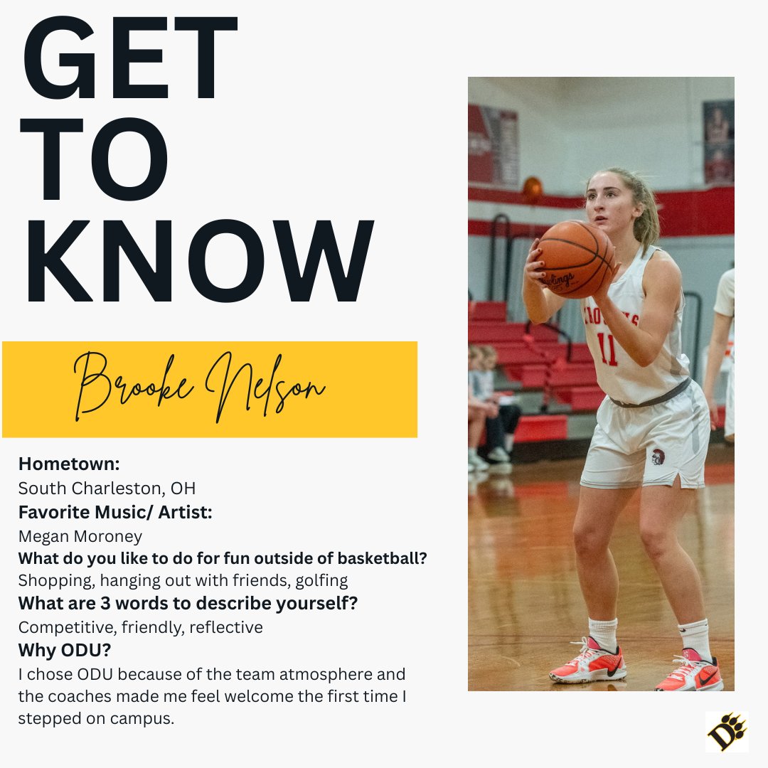 Newcomer Friday! Welcome to ODUWBB, Brooke! 🎉