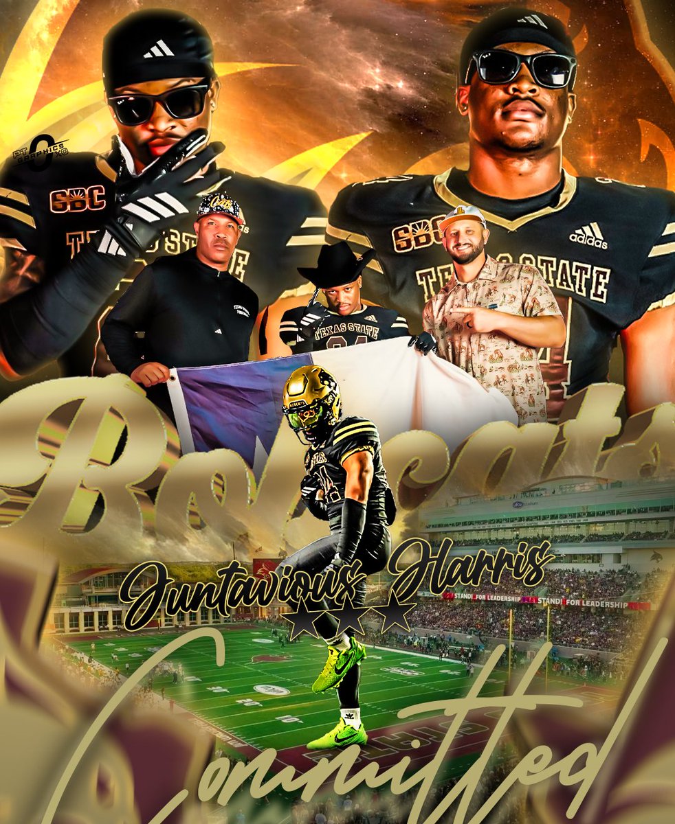 Juntavious Harris (JT) (@jtharris244) on Twitter photo JT’s 🏡 Bobcat Nation!! 😎😎<a href="/TXSTATEFOOTBALL/">Texas State Football</a> <a href="/GJKinne/">GJ Kinne</a> <a href="/CoachNealy/">Barrick Nealy</a> <a href="/TrustMyEyesO/">⭕️FFERTUNITY</a> #TakeBackTexas #EatEmUp <a href="/RecruitTrinity/">Trinity Trojans Football Recruiting</a> <a href="/drobalwayzopen/">David Robinson</a> <a href="/coachpspeed/">Coachpspeed</a> #HardWorkPaysOff JT’s 🏡 Bobcat Nation!! 😎😎<a href="/TXSTATEFOOTBALL/">Texas State Football</a> <a href="/GJKinne/">GJ Kinne</a> <a href="/CoachNealy/">Barrick Nealy</a> <a href="/TrustMyEyesO/">⭕️FFERTUNITY</a> #TakeBackTexas #EatEmUp <a href="/RecruitTrinity/">Trinity Trojans Football Recruiting</a> <a href="/drobalwayzopen/">David Robinson</a> <a href="/coachpspeed/">Coachpspeed</a> #HardWorkPaysOff