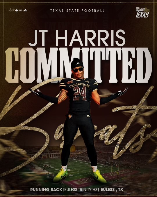 jtharris244's tweet image. JT’s 🏡 Bobcat Nation!! 😎😎@TXSTATEFOOTBALL @GJKinne @CoachNealy @TrustMyEyesO #TakeBackTexas #EatEmUp @RecruitTrinity @drobalwayzopen @coachpspeed #HardWorkPaysOff