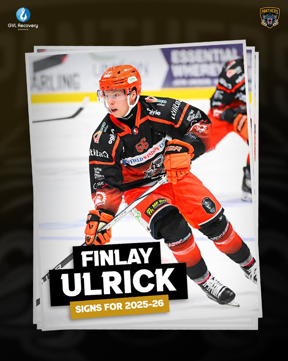Nottingham Panthers sign British forward Finlay Ulrick for the 2025-26 season.  😼🇬🇧

Read more🔗 panthers.co.uk/home/panthers-…