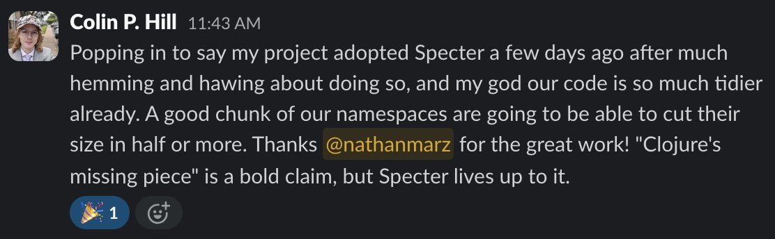 nathanmarz's tweet image. I love getting comments like this. This is what it feels like when the ideas click and the tool goes from "I can't see the value at all because my brain hasn't adapted yet" to "I now get how insanely valuable it is".