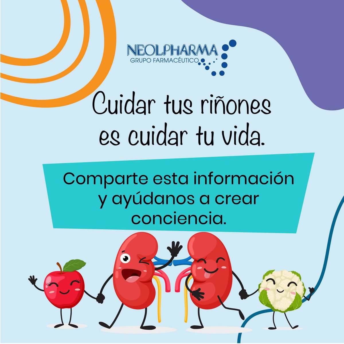 En el marco del Día Mundial del Cáncer de Riñón, te recordamos que la prevención comienza con el conocimiento. 💡🧐
Porque cuidar tus riñones también es cuidar tu calidad de vida. 👌🏻
#DíaMundialDelCáncerDeRiñón #ChequeoRenal #SaludRenal #GrupoNeolpharma