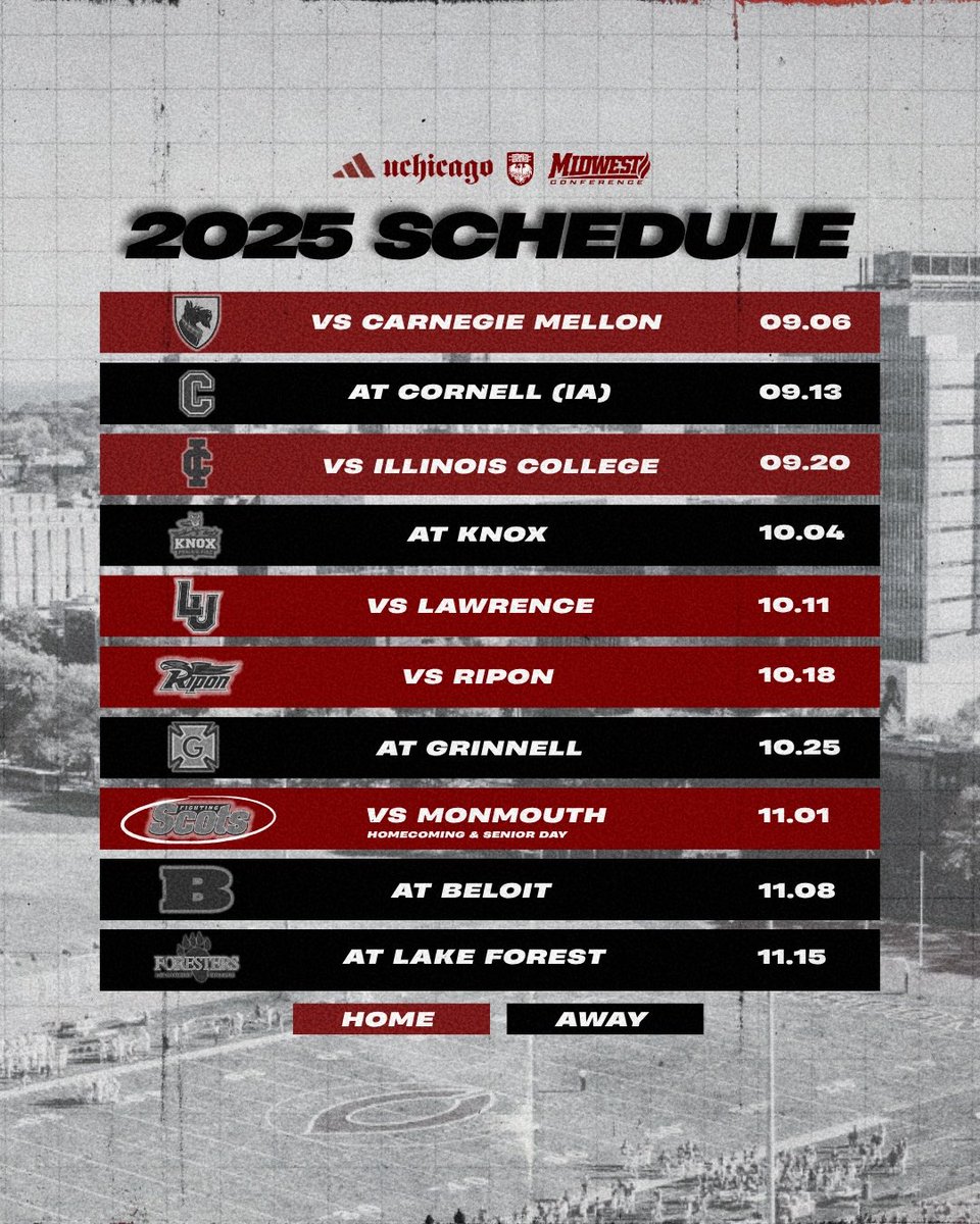 2025 Schedule!