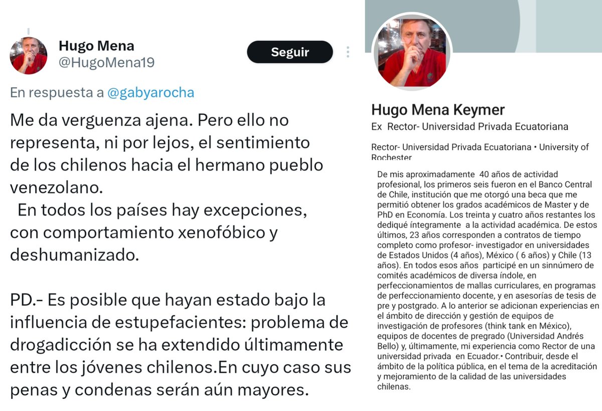 Un facto del día es que un gran currículum no te exime de opiniones de la perra y ser chupa corneta de los V por el caso de la vword y la escopeta