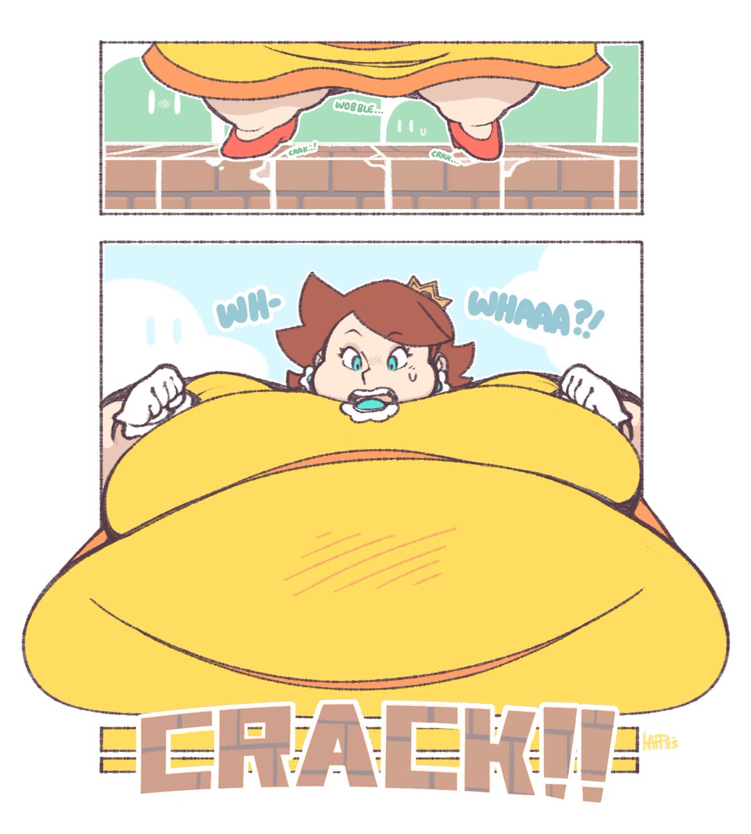 Mega Mushroom Mishap (3/4)
Weekly sketch mini comic from back in March, dropping a page of it here every Friday!
(Patrons can see it all right now in full res, ofc!)