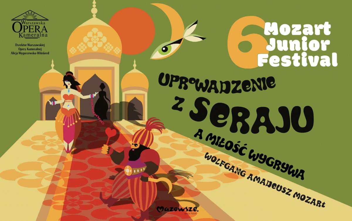 „Uprowadzenie z Seraju – a jednak to miłość zwycięża!”
Już jutro premiera młodzieżowej wersji w ramach #MozartJuniorFestival. Studenci UMFC, historyczne instrumenty MACV i reżyseria pełna humoru – bilety rozeszły się w mgnieniu oka, ale serca mamy szeroko otwarte. Spotkajmy się w