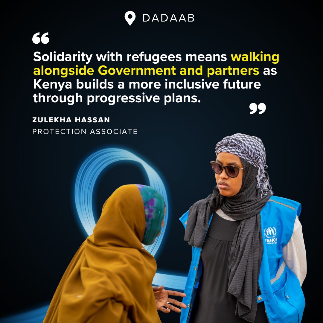 UNHCR_Kenya's tweet image. We asked our staff what solidarity #WithRefugees means to them.
Here is what they had to say.
#WorldRefugeeDay 💙
