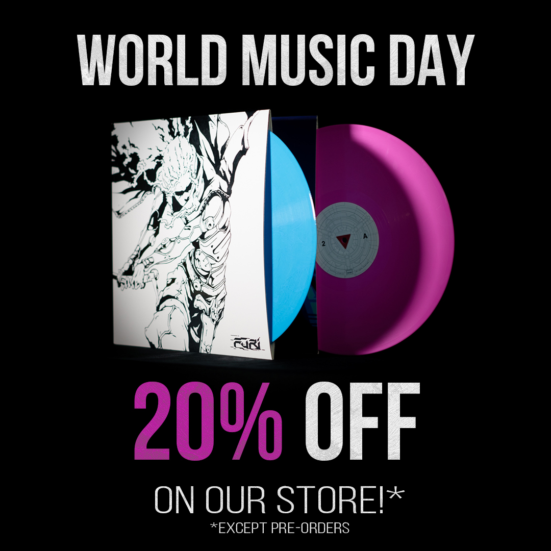 🎵It's World Music Day! 

To celebrate, enjoy 20% off on all our vinyls and CDs on the G4F Records store 😉 From June 21 to June 25.

➡️ g4f-records.com/en/shop/