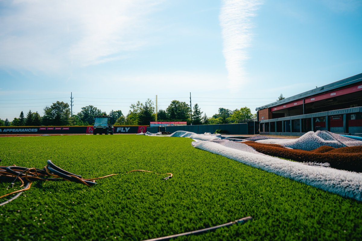 New turf project is underway at Shebek Stadium! 🏟️