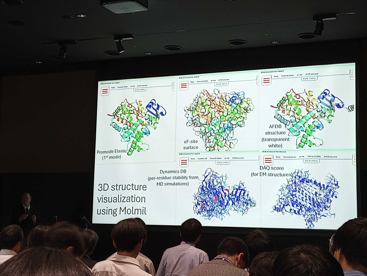 kiharalab's tweet image. DAQ cryo-EM structure validation score mentioned in the PDBj seminar at the Annual Mtg of Protein Science Society of Japan. You can select protein models from cryo-EM with sufficient DAQ in PDBj pdbj.org
Quick intro of DAQ: youtube.com/watch?v=YRAT98…