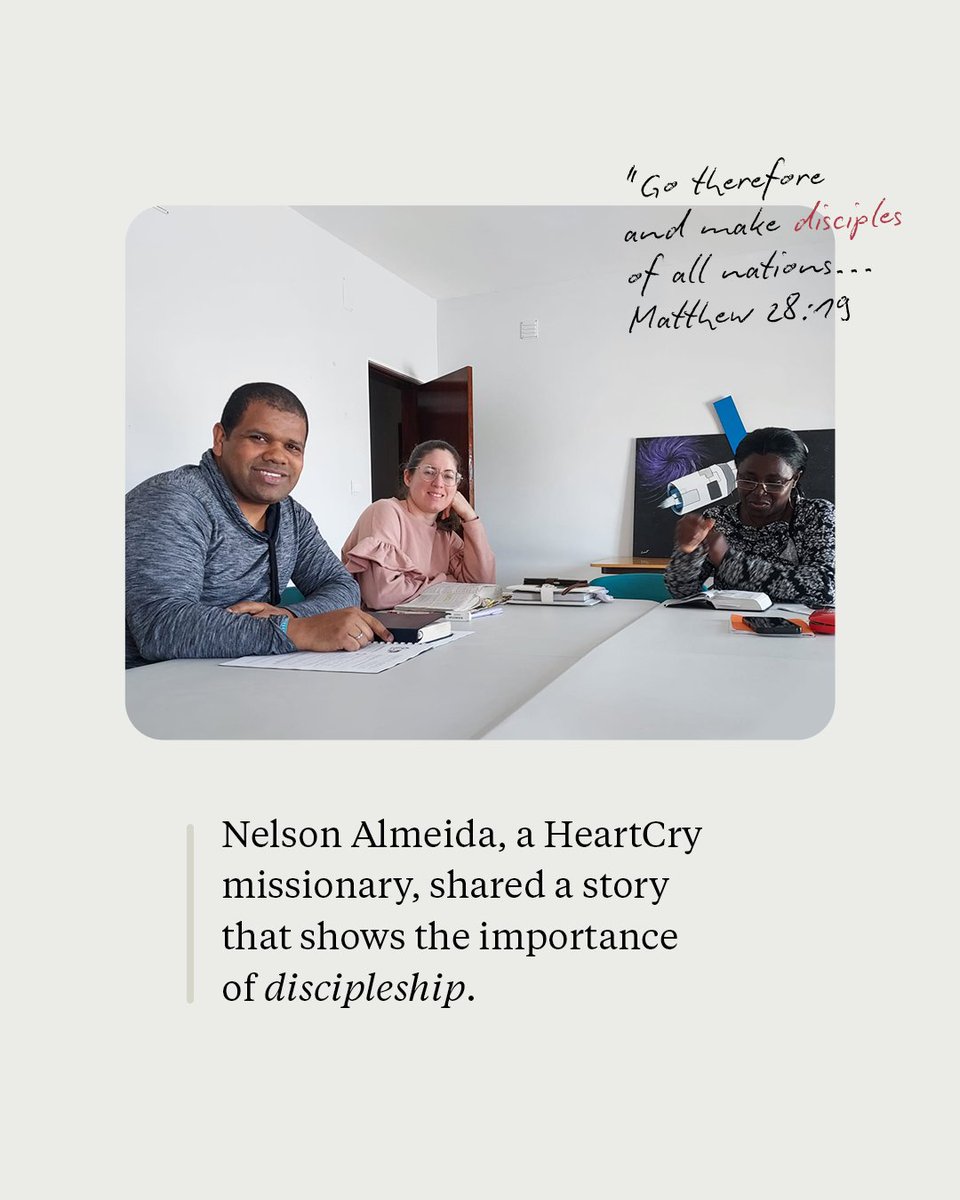 HeartCryMission's tweet image. "I thank God because today I can understand His Word, I can understand what Jesus did for me..."
HeartCry missionary Nelson Almeida shares a recent update highlighting the importance of consistent discipleship. Nelson shares:
"One of our weekly discipleship meetings is with a…