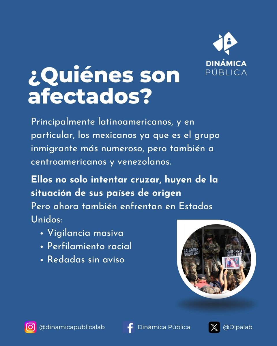 Dipalab's tweet photo. 📢 La migración en EE.UU. es más que una crisis fronteriza: es un desafío humano, social y político.
🔍 Te contamos lo que está pasando y por qué es urgente entenderlo.

#Migración #EEUU #CrisisMigratoria https://t.co/2X3vvq2SxM