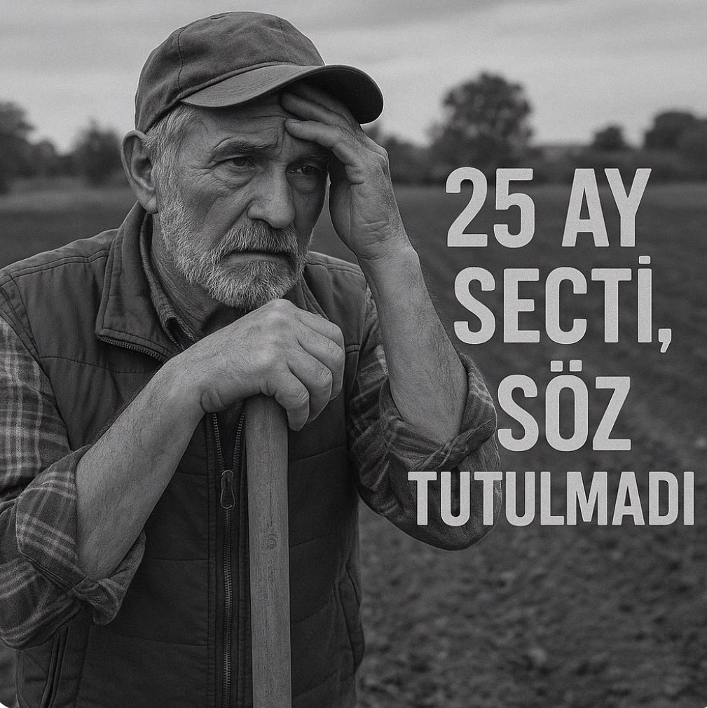 murat .k (@muratkk80300808) on Twitter photo 25 ay önce Bağkur prim eşitliği sözü verdiniz.
25 aydır sözünüzü tutmadınız.
Çiftçi Bağkur’lunun sesini duyun artık
#Bagkur #Prim #İhya #Ciftci
<a href="/dbdevletbahceli/">Devlet Bahçeli</a>
<a href="/isikhanvedat/">Prof. Dr. Vedat Işıkhan</a>
<a href="/RTErdogan/">Recep Tayyip Erdoğan</a> 25 ay önce Bağkur prim eşitliği sözü verdiniz.
25 aydır sözünüzü tutmadınız.
Çiftçi Bağkur’lunun sesini duyun artık
#Bagkur #Prim #İhya #Ciftci
<a href="/dbdevletbahceli/">Devlet Bahçeli</a>
<a href="/isikhanvedat/">Prof. Dr. Vedat Işıkhan</a>
<a href="/RTErdogan/">Recep Tayyip Erdoğan</a>