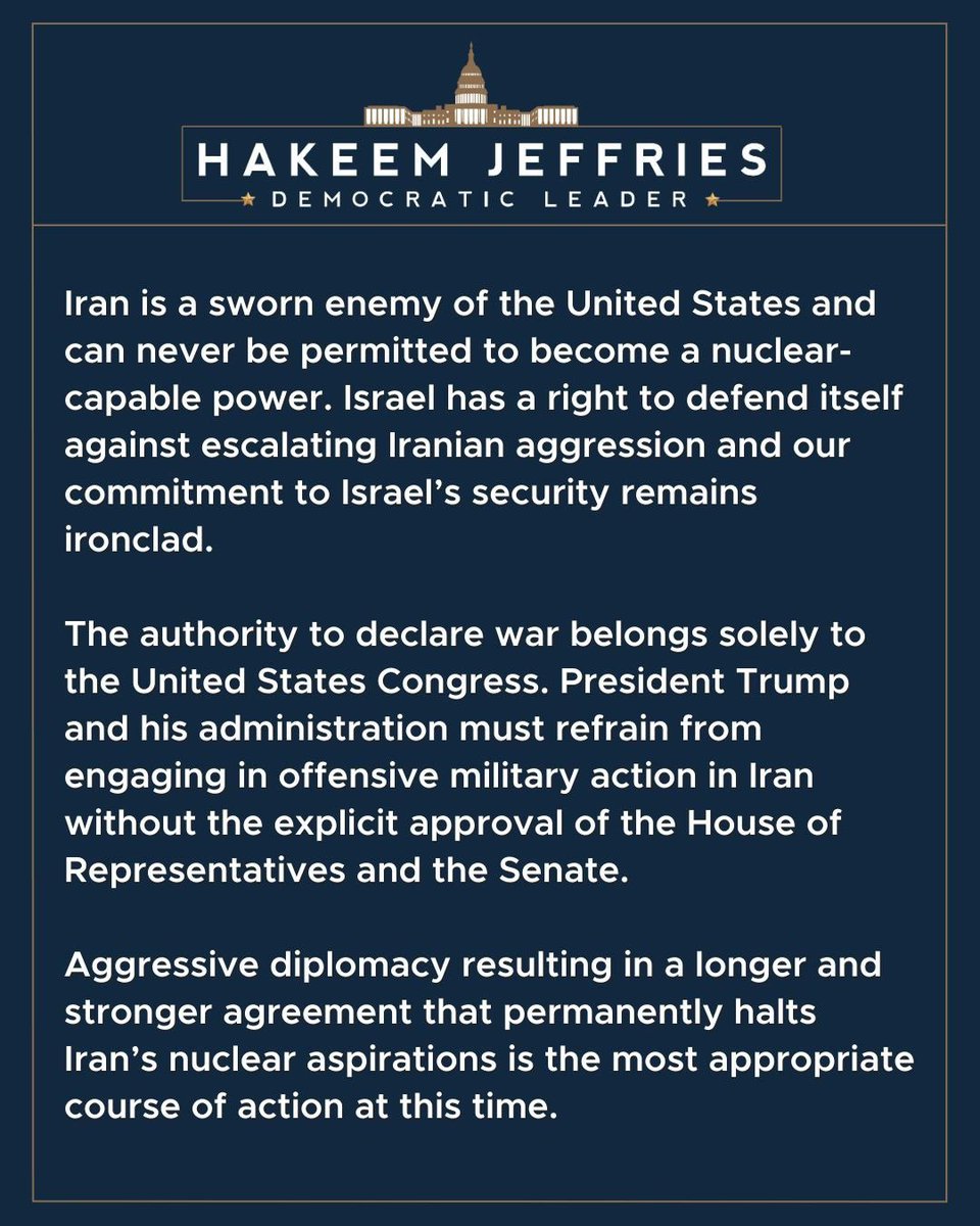 My statement on recent developments in the Middle East.