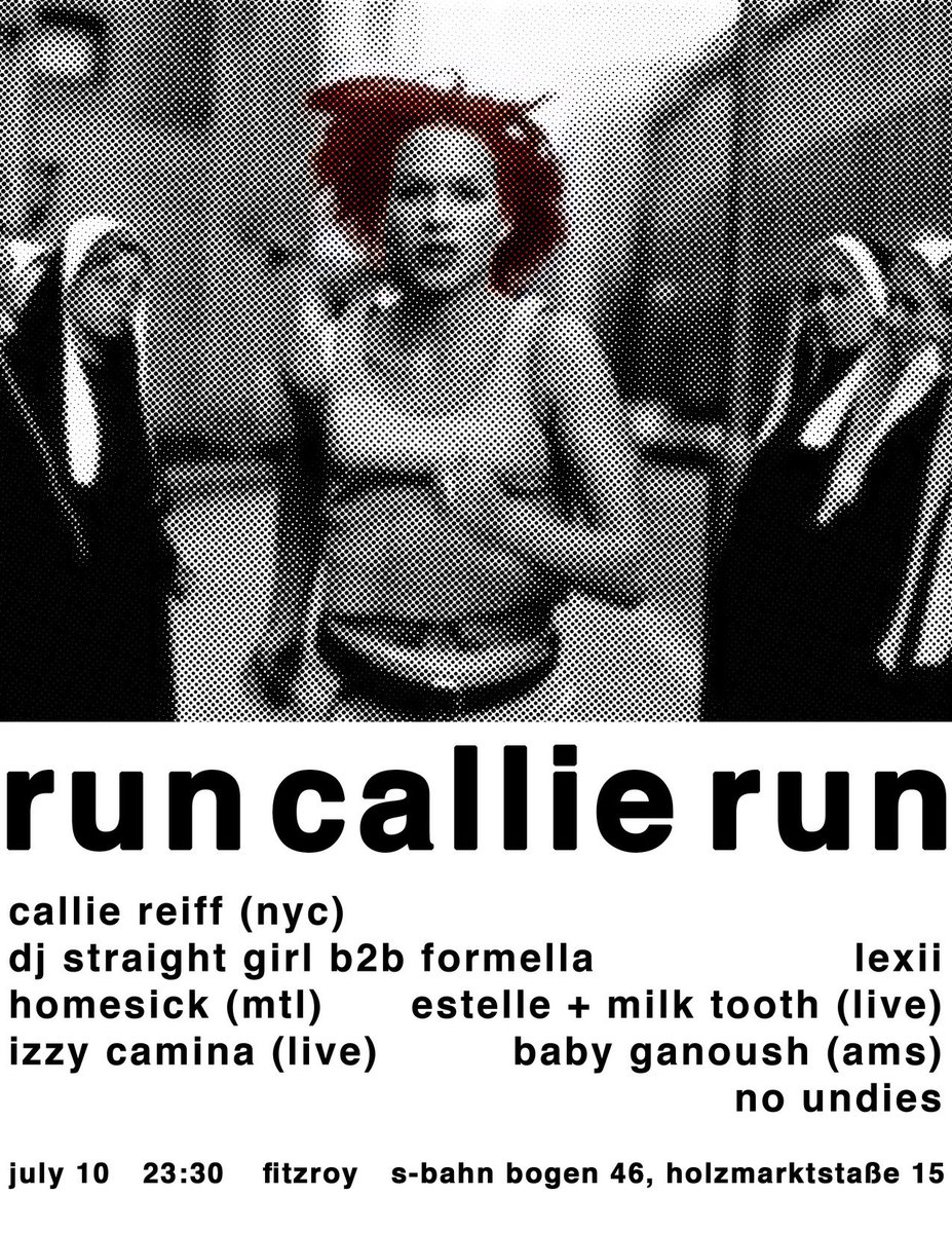 Berlin July 10!!! tickets: ra.co/events/2196519