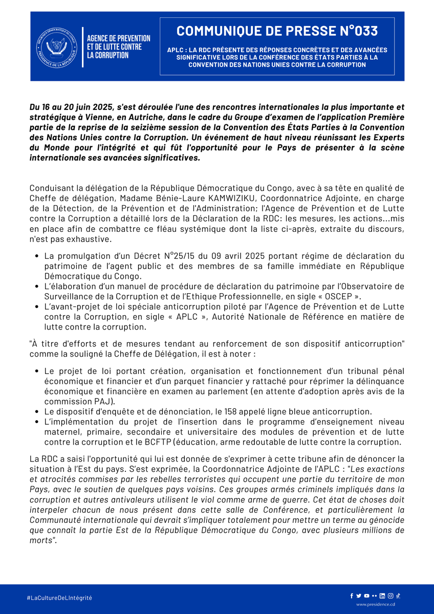 APLC RDC tweet media