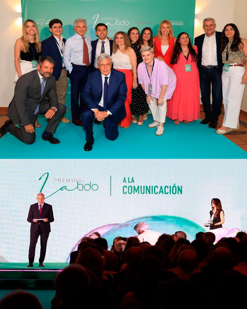 Anoche, la Fundación Medicina Responsable, presidida por Ernesto Sainz de Buruaga, me concedió uno de sus premios Latido 2025. Qué alegria y qué honor compartir esta celebración con tantas personas que dedican su vida a ayudar, cuidar y curar.