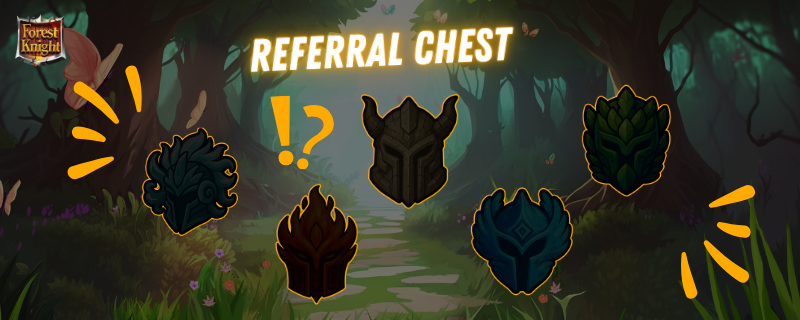 ForestKnight_io's tweet photo. Earn a powerful chest by referring 15 friends, unlocking its rewards in Season 8!

Join Season 7 NOW with a 650,000 $KNIGHT prize pool.

Referring friends can already secure you a share of the 100,000 $KNIGHT referral pool!