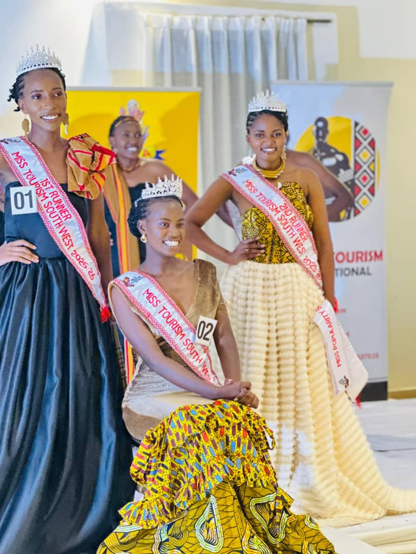 Naturinda Leonah (@leonahnaturinda) on Twitter photo Miss Tourism Uganda South West has been crowned!
A new journey of self discovery, self development and growth awaits these awesome ladies❣️
Congratulations ladies.
Thanks to <a href="/zakialucky11/">Zakia Lucky</a>, Miss Tumunkunde Rebecca and Immac Shantel for investing in the ladies ❣️ Miss Tourism Uganda South West has been crowned!
A new journey of self discovery, self development and growth awaits these awesome ladies❣️
Congratulations ladies.
Thanks to <a href="/zakialucky11/">Zakia Lucky</a>, Miss Tumunkunde Rebecca and Immac Shantel for investing in the ladies ❣️
