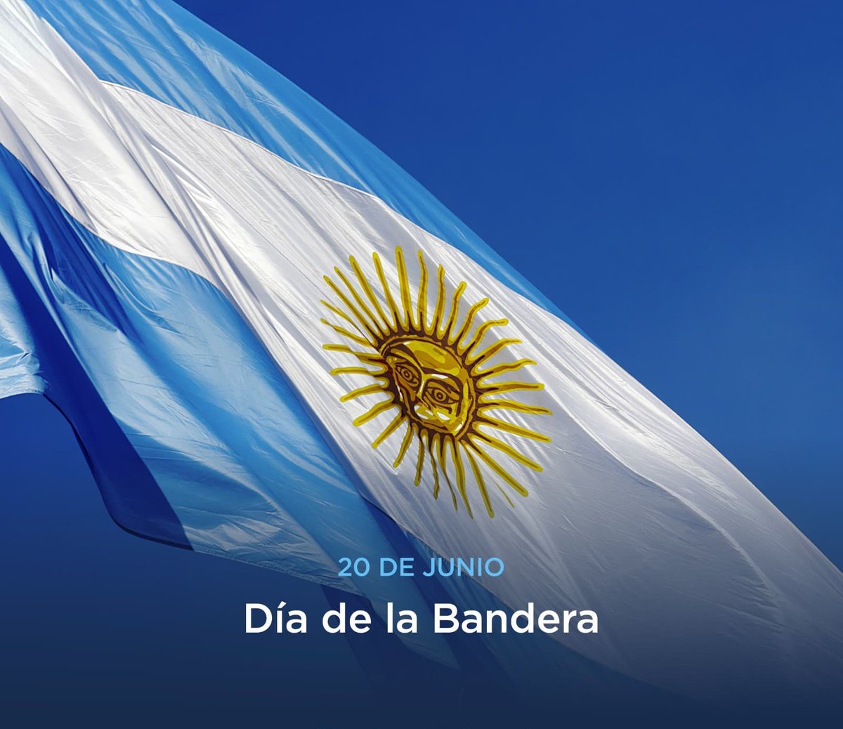 CompRepublicano's tweet photo. 20 de junio, día de la Bandera Argentina. 🇦🇷💕 #BuenViernes #20Junio #ManuelBelgrano https://t.co/peuqpVUxUq