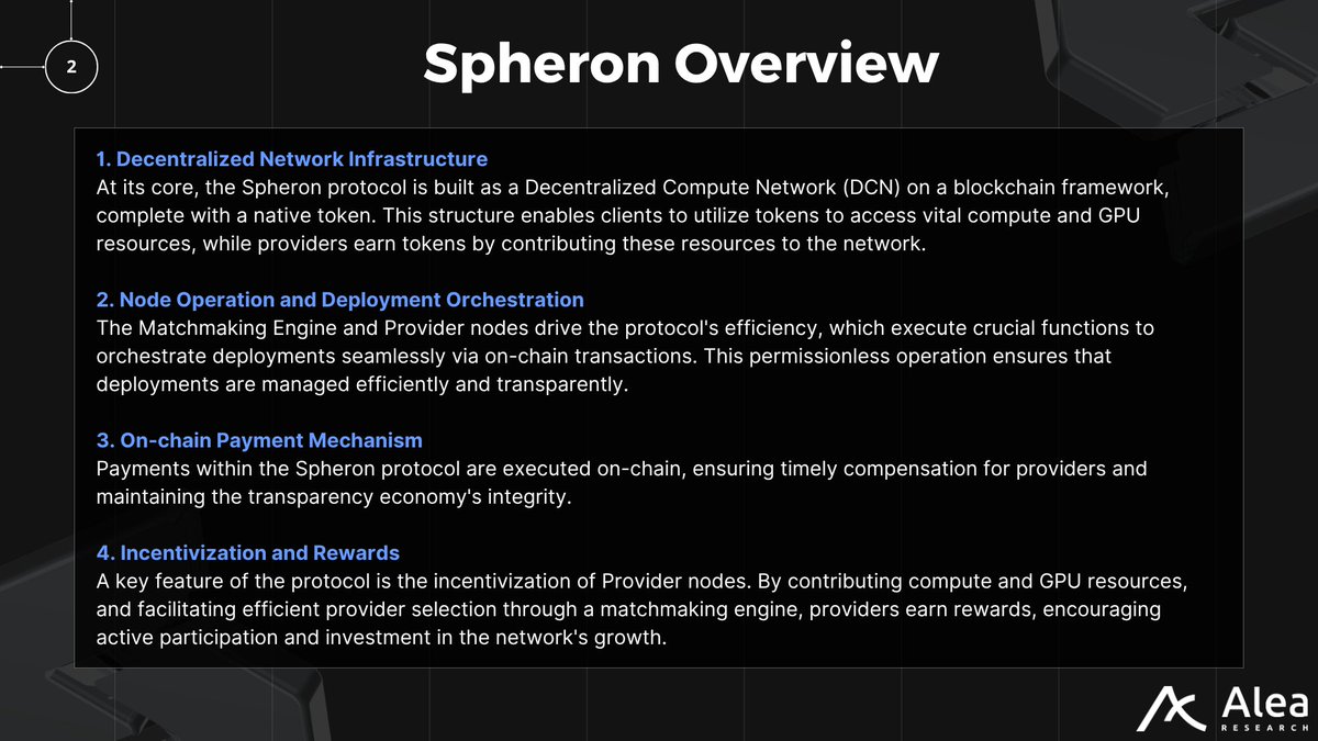 Today, we've released a Blueprint report on Spheron.

Spheron is a decentralized GPU compute marketplace designed to serve growing demand from AI.

Spheron aggregates idle GPUs from individuals, miners &amp;  data centers, creating an accessible, cost-efficient compute network 👇