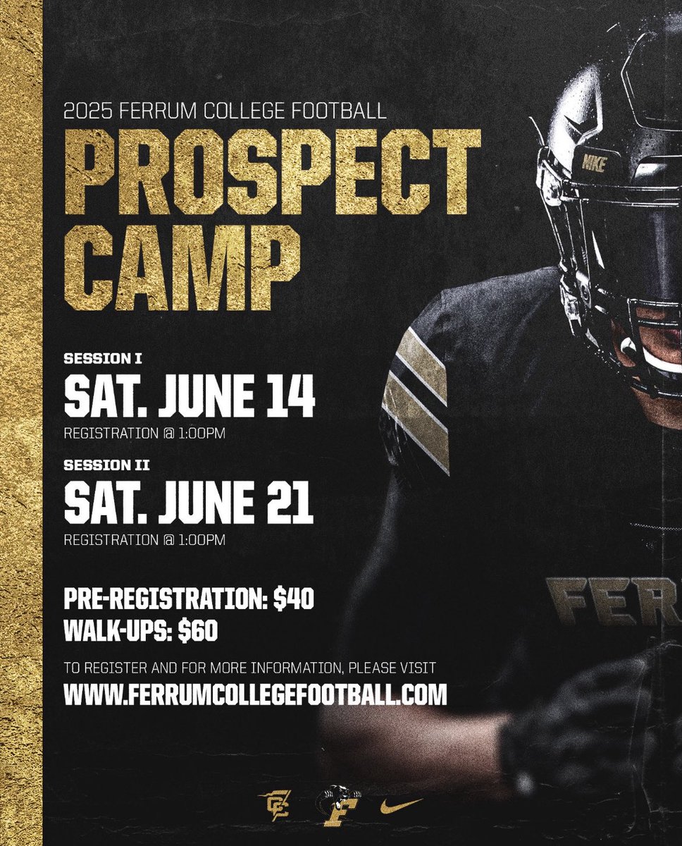 Nick Harlow (@nickharlow_3) on Twitter photo Thank you <a href="/CoachJeffGerzog/">Jeff Gerzog</a> for personally inviting me to <a href="/FerrumFootball/">Ferrum Football</a> camp tmr I will be there and can’t wait to get some work in!💪🏽
<a href="/CoachBreeden66/">Josh Breeden</a> <a href="/Coach_Caison/">Damien Caison</a> <a href="/CoachTMcCormick/">Tanner McCormick</a> <a href="/CoachJeffGerzog/">Jeff Gerzog</a> <a href="/FerrumFootball/">Ferrum Football</a> <a href="/WarrenCoFootba1/">Warren County Football</a> <a href="/AkeemRHolmes9/">Akeem Holmes</a> Thank you <a href="/CoachJeffGerzog/">Jeff Gerzog</a> for personally inviting me to <a href="/FerrumFootball/">Ferrum Football</a> camp tmr I will be there and can’t wait to get some work in!💪🏽
<a href="/CoachBreeden66/">Josh Breeden</a> <a href="/Coach_Caison/">Damien Caison</a> <a href="/CoachTMcCormick/">Tanner McCormick</a> <a href="/CoachJeffGerzog/">Jeff Gerzog</a> <a href="/FerrumFootball/">Ferrum Football</a> <a href="/WarrenCoFootba1/">Warren County Football</a> <a href="/AkeemRHolmes9/">Akeem Holmes</a>